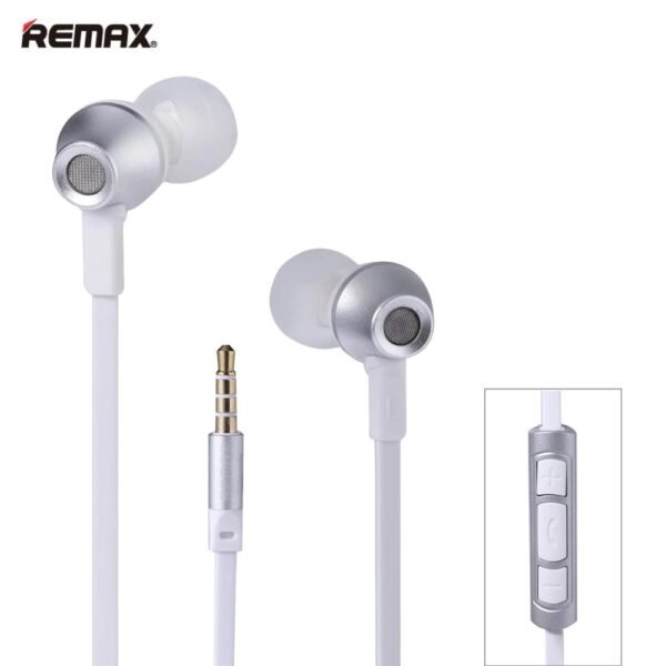 Remax Stereo Handsfree RM 610D Silver