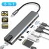 Multi-Port Type C to USB 4K HDMI Adapter USB