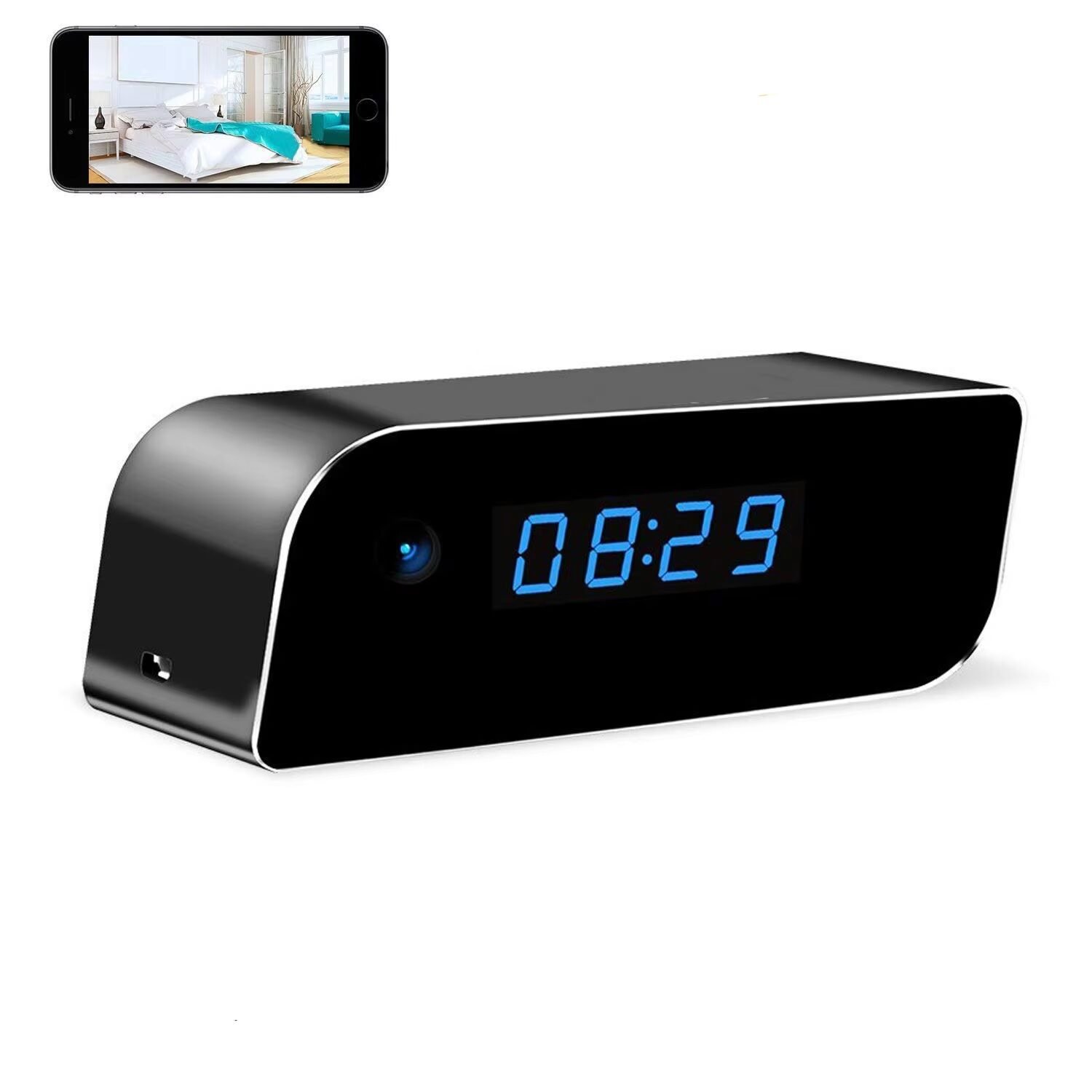 Hidden T3 WiFi Table Clock HD 1080P Mini Wireless IP Camera - Image 4