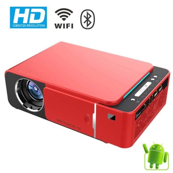 T6 Android Portable Projector Red