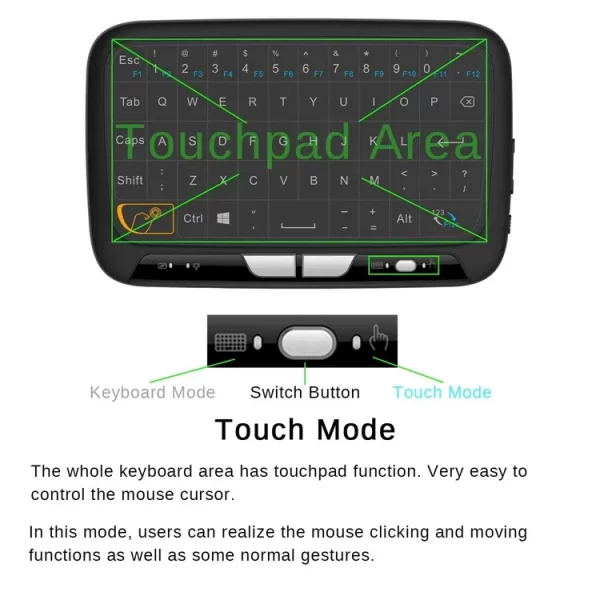 H18 2.4Ghz Wireless Keyboard