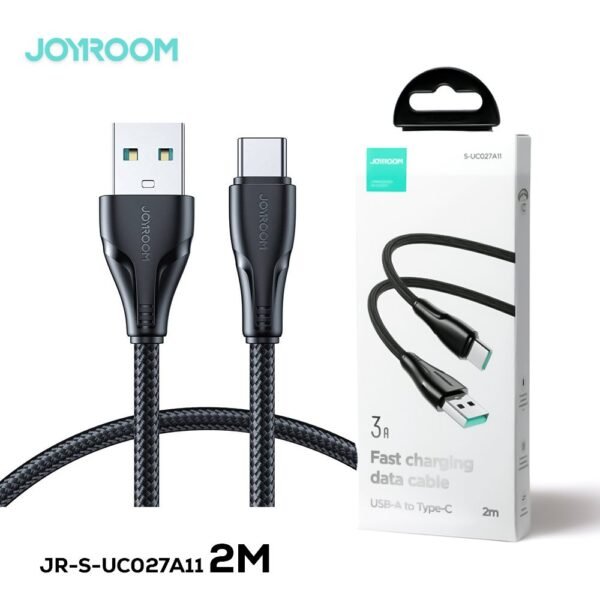 3A USB A to Type C Fast Charging Data Cable