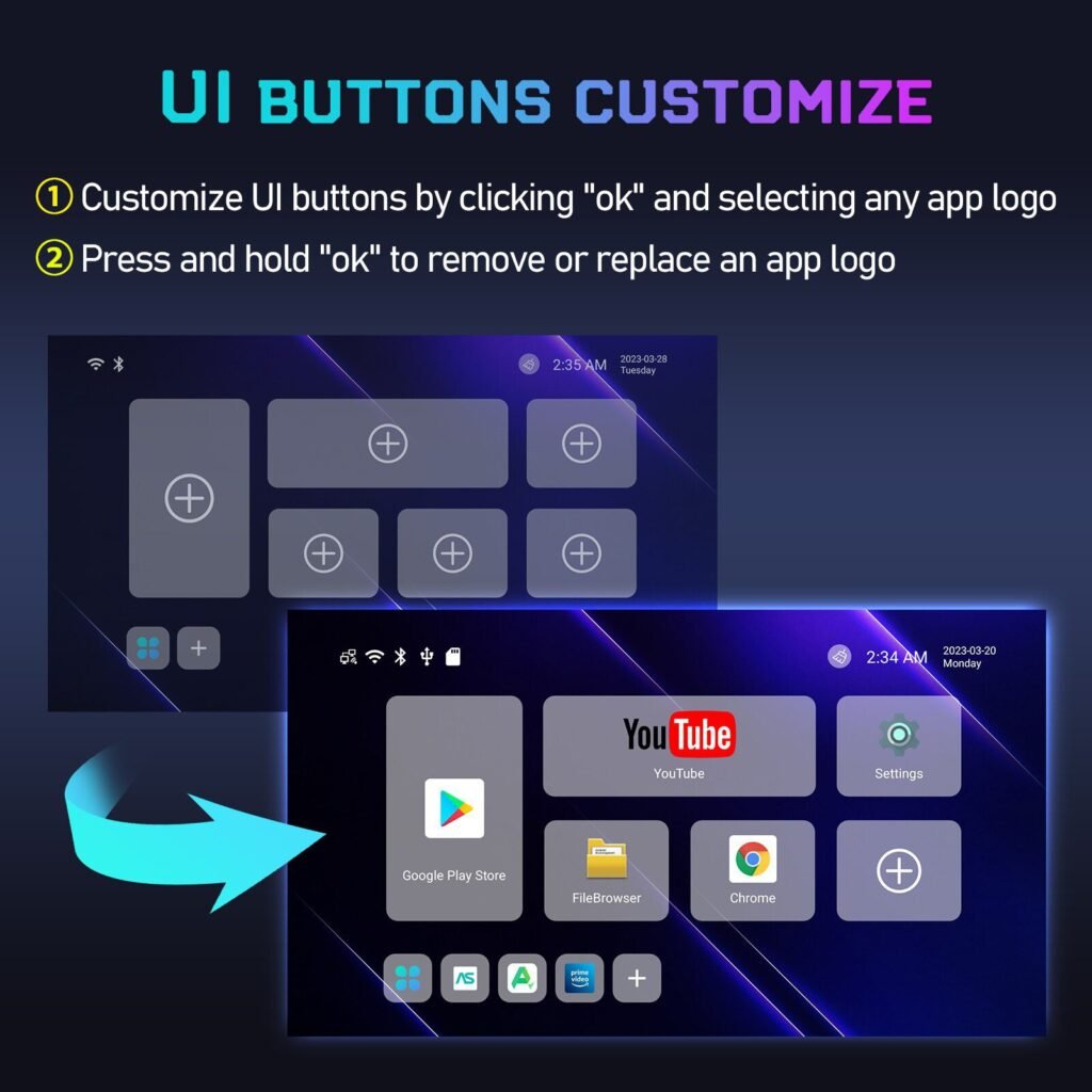 H96 Max Android 10 TV Box 4GB RAM + 64GB ROM - Boîtier TV 4K RK3318 Quad Core WiFi Bluetooth