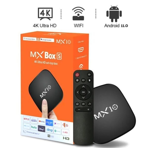 MX10 Box S Android TV Box