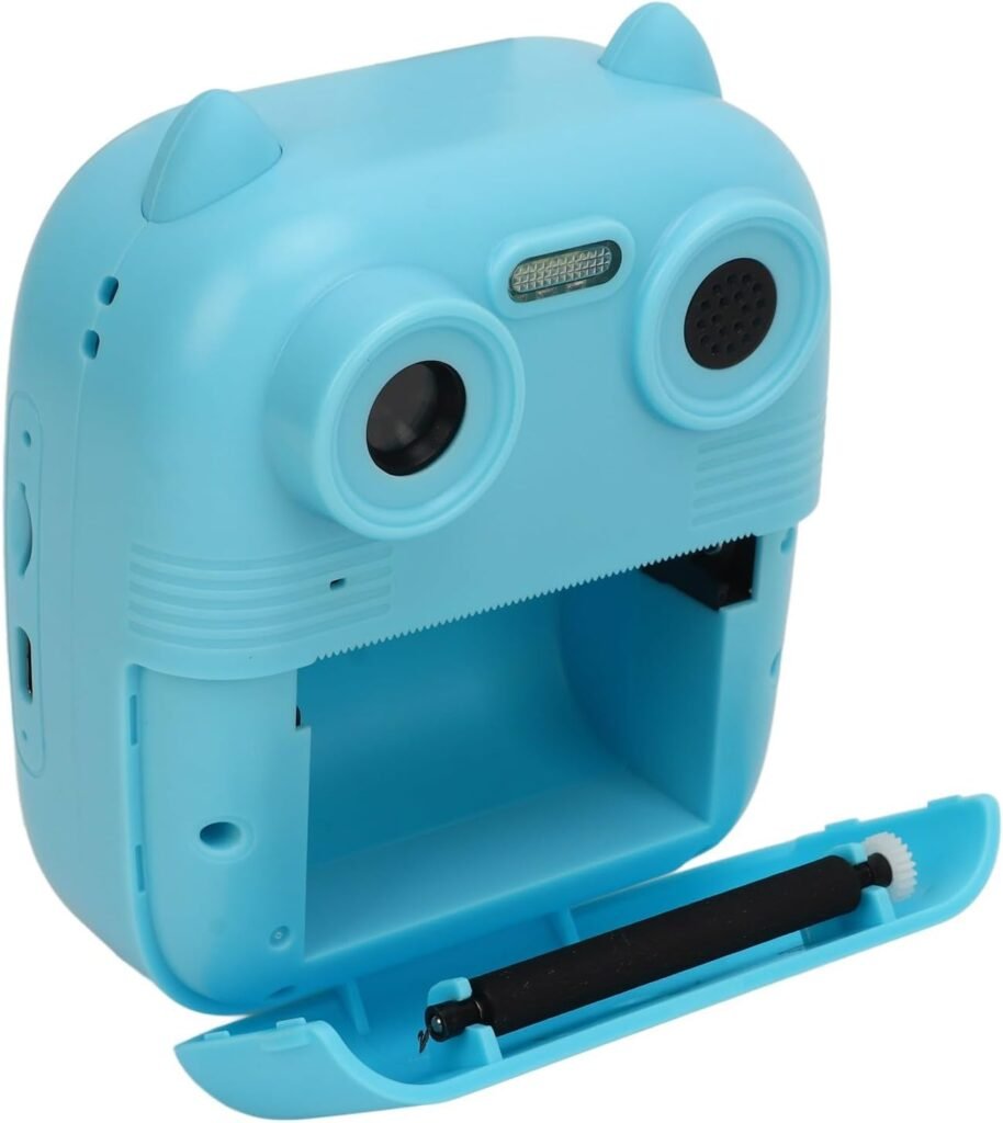 P1 No Card Children Instant Camera 1200W Front And Rear Dual-Lens Mini Print Photographic Digital Camera Toy(Pink Cat)