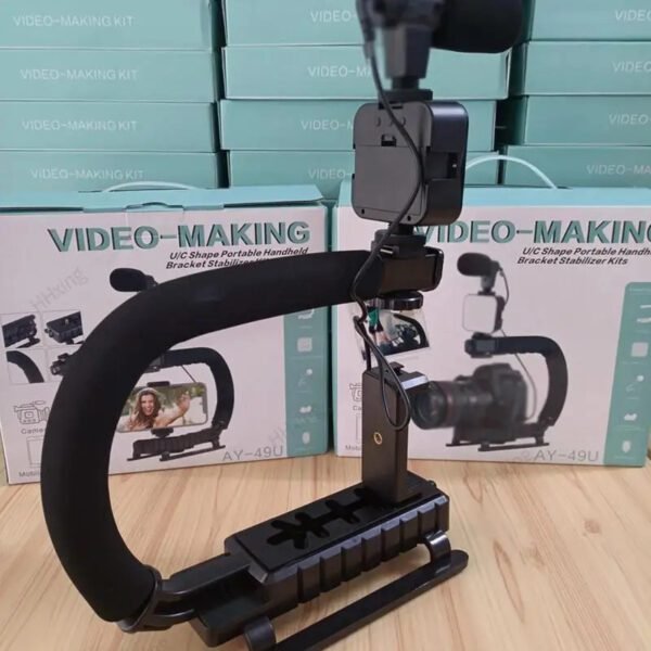 U-Shaped Video Camera Stabilizer Kit