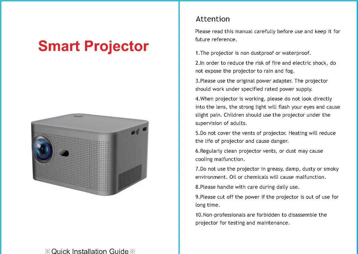 HY350 Smart Projector