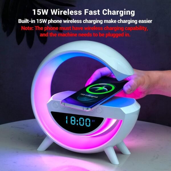 REB Wireless Charger Bluetooth Speaker