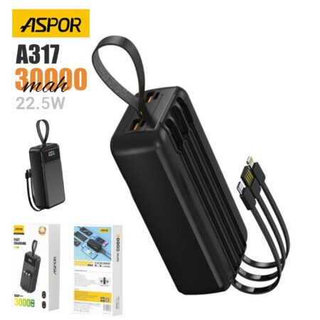 Aspor A317 30000mAh Power Bank