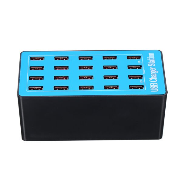 72W 20-Port USB Charging Station