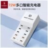 72W USB-C 10-Port Charger