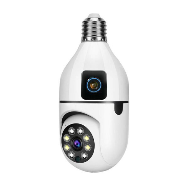 Dual Lens Bulb Camera