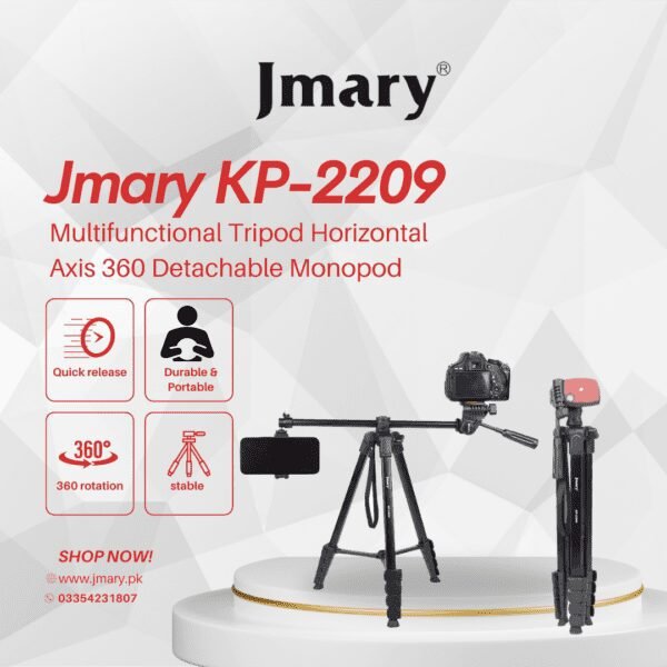 JMARY KP-2209 Horizontal Axis Tripod