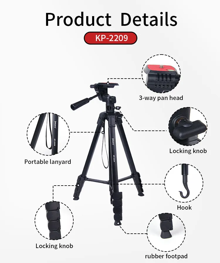 KP-2209 Multifunctional Tripod
