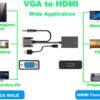 VGA To HDMI Adapter Converter