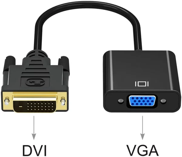 DVI Male To VGA Female Converter