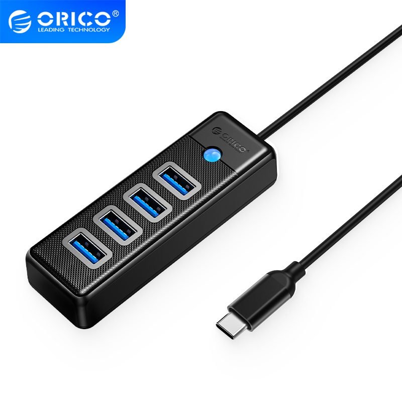 ORICO PW4U-C3 Type C To 4-Port USB 3.0 HUB with 5GBPS High-Speed Data Transfer