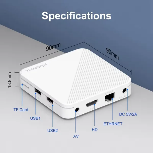 H96 Max H313 Chip Android TV BOX