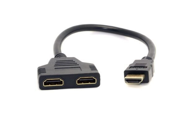 Male to Dual Female Splitter Cable