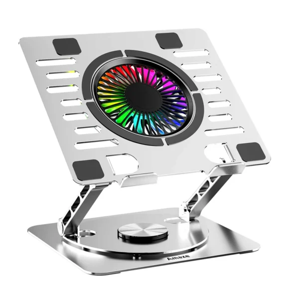 Rotatable RGB Laptop Cooling Stand