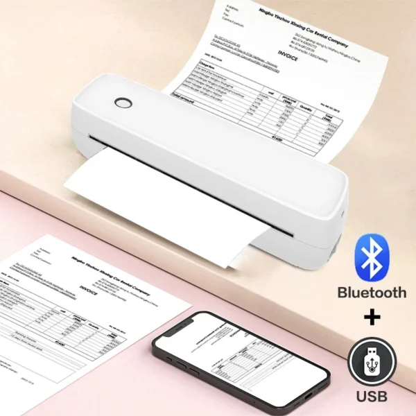 Speed-X SP-60A A4 Portable Thermal Printer 15mm/s - Image 2