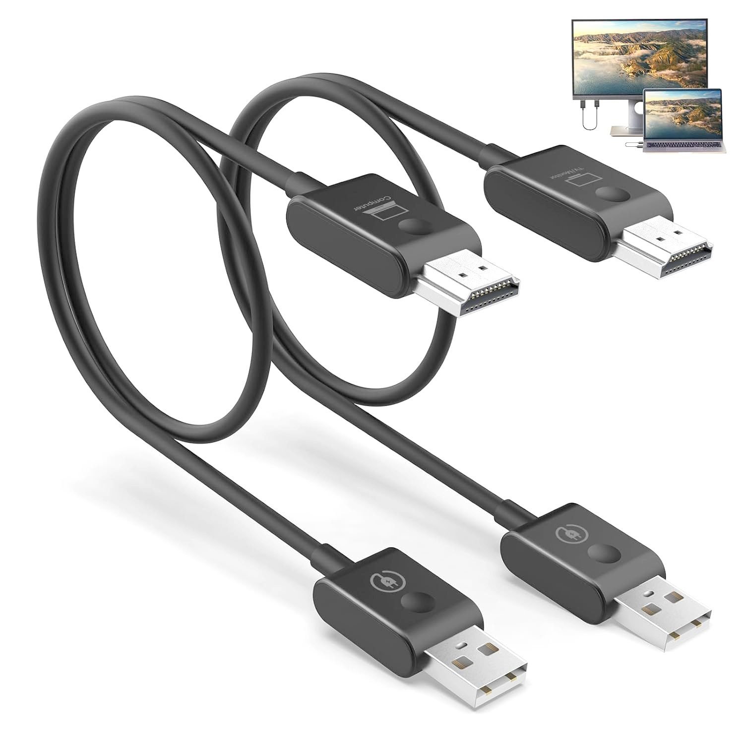 CS6 50M Wireless HDMI Extender Transmitter and Receiver For HDTV/Projector