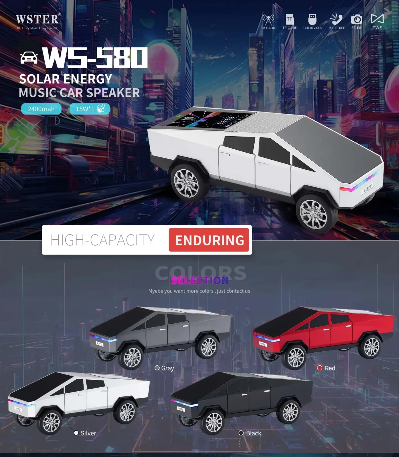 Cybertruck Bluetooth Speaker