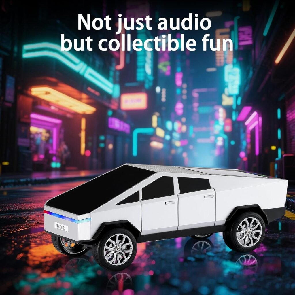 WSTER WS-580 Cybertruck Car Shaped Wireless Bluetooth Speaker