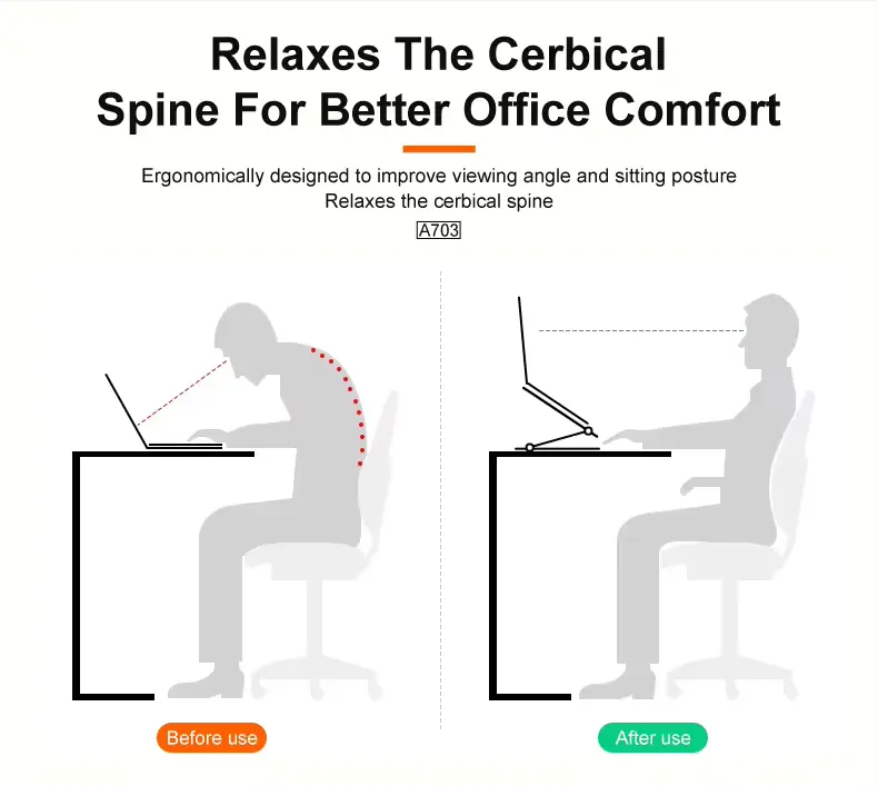 Aspor 360 Rotating Foldable Laptop Stand