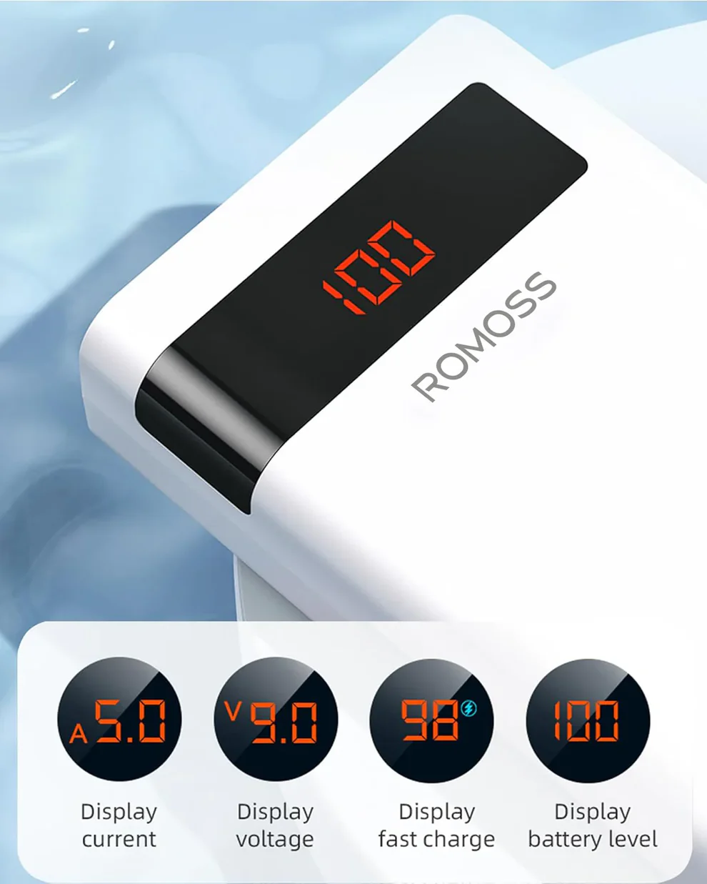 Romoss Display Screen Power Bank