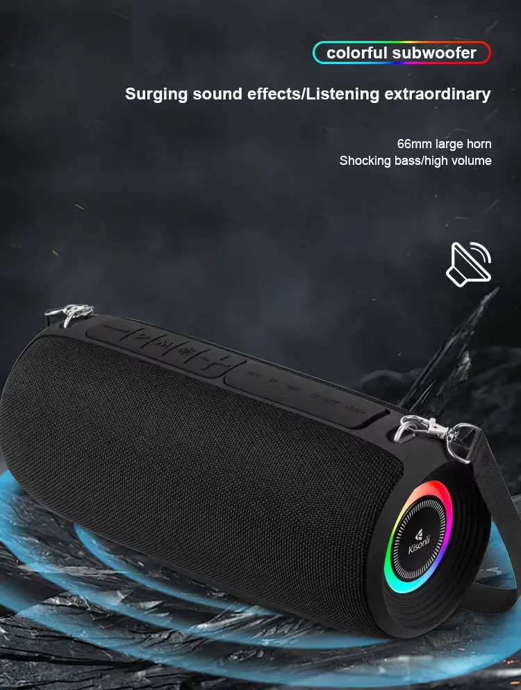 Kisonli Q28 RGB Bluetooth Speaker
