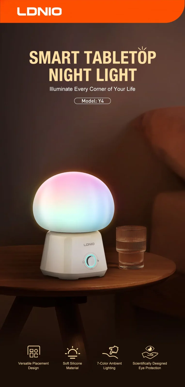 Ldnio Y4 Night Lamp