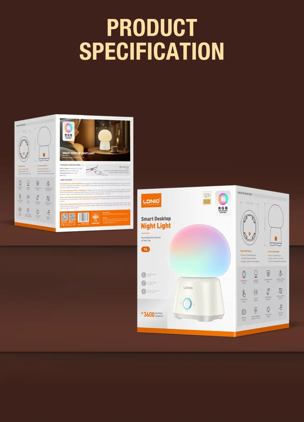 Ldnio Y4 Smart LED Lamp